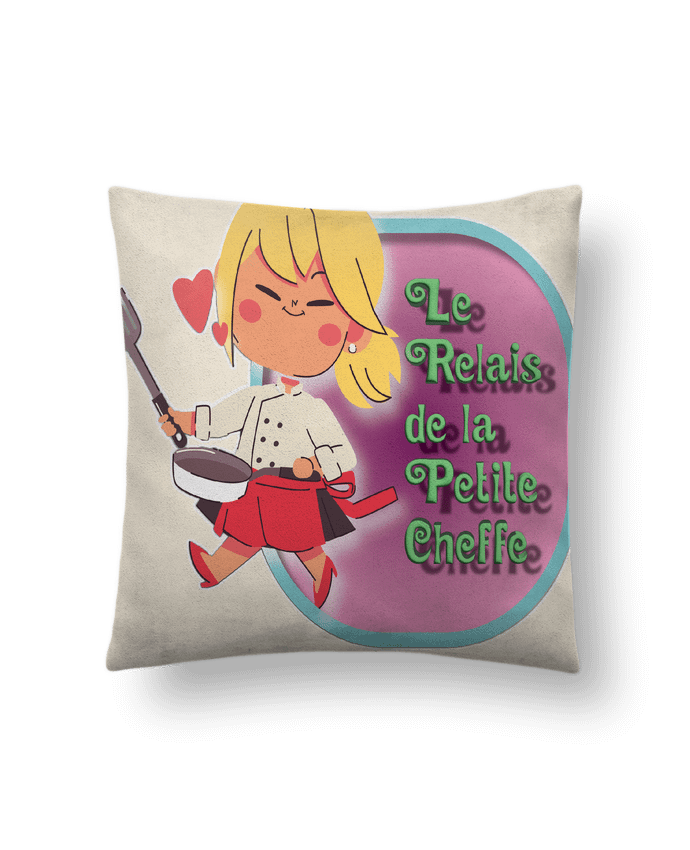 Coussin suédine Cut Frenchy Cook par Graphy-Tales