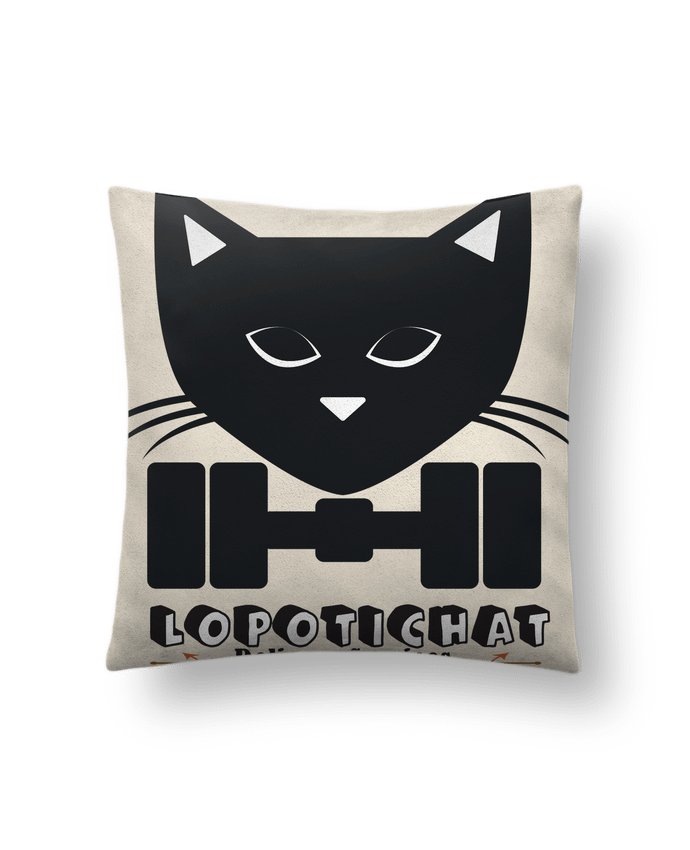 Coussin suédine Lopotichat Delivery Service par Graphy-Tales