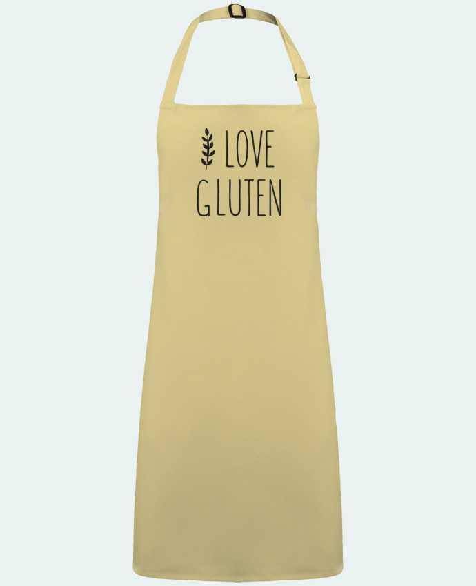 Apron no Pocket I love gluten by Ruuud by  Ruuud