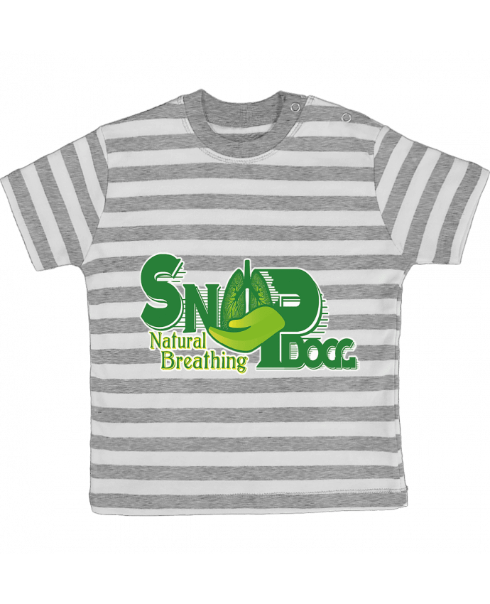 Tee-shirt bébé à rayures Snoopdogg fun Job par Graphy-Tales