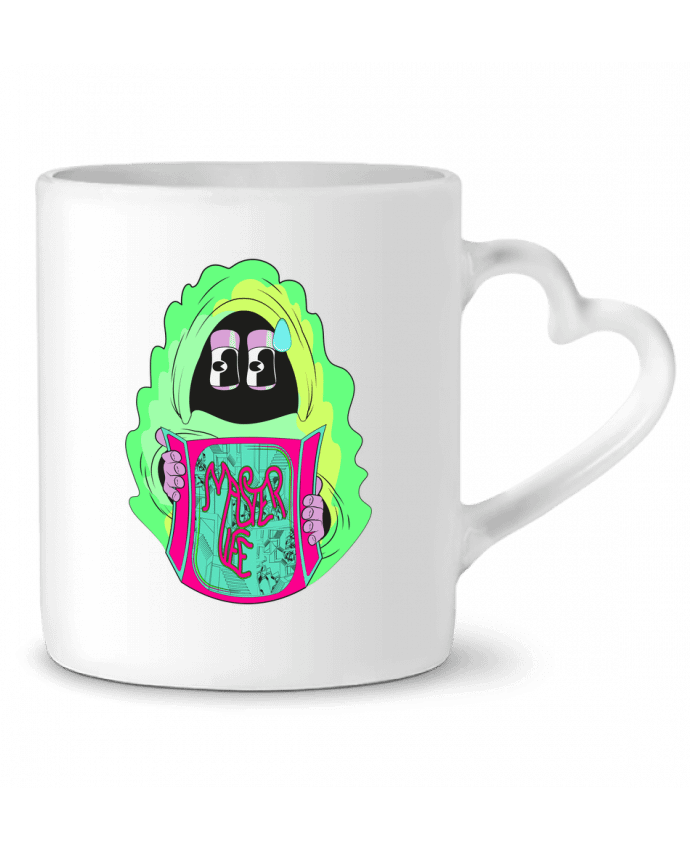 Mug coeur MASTER LIFE par Santiaguen