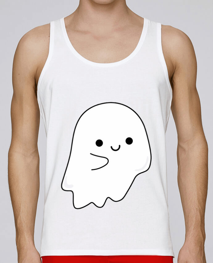 Débardeur homme cute ghost style 21 par 21twentyone 100% coton bio