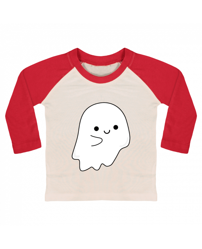 Tee-shirt Bébé Baseball ML cute ghost style 21 par 21twentyone