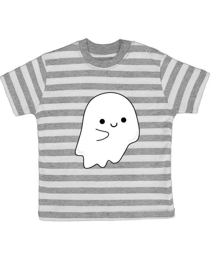 Tee-shirt bébé à rayures cute ghost style 21 par 21twentyone