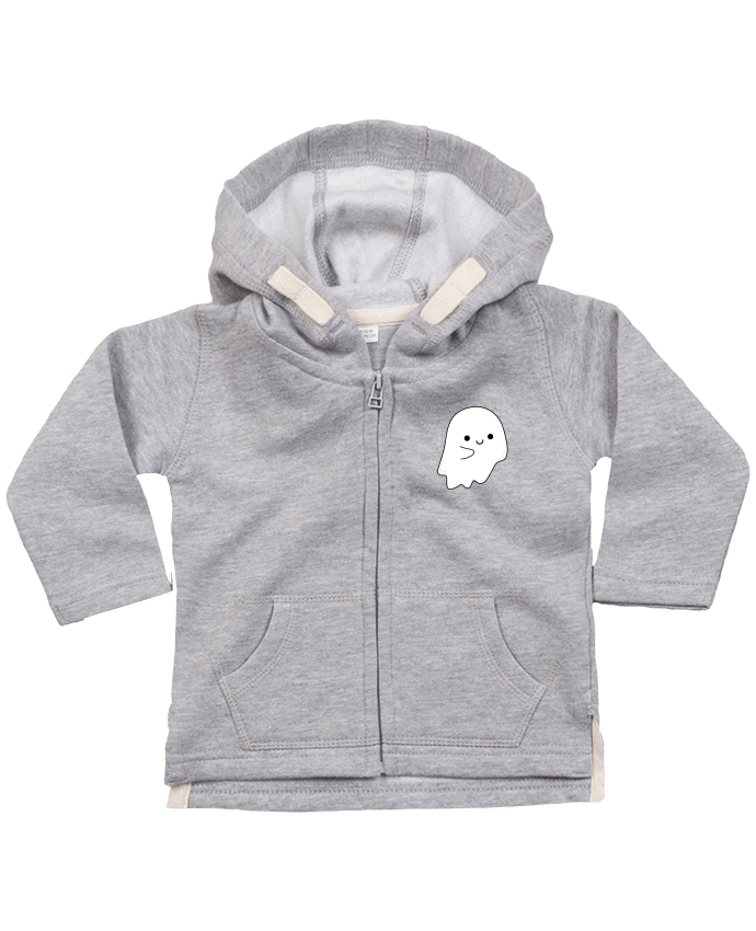 Sweat à capuche bébé zippé cute ghost style 21 par 21twentyone