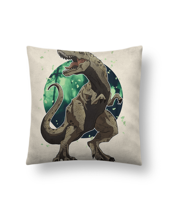 Coussin suédine T-Rex par RLPICARDO