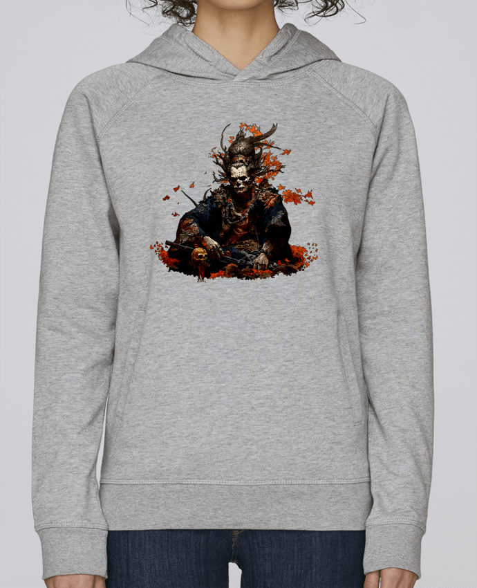 Sweat capuche femme Samurai_1 par Moraan