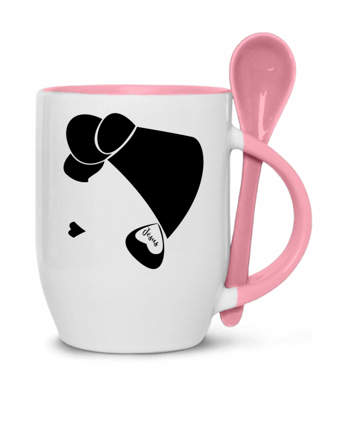  Tasse cuillère Profil de femme chrétienne par SALLYSHIITAKE
