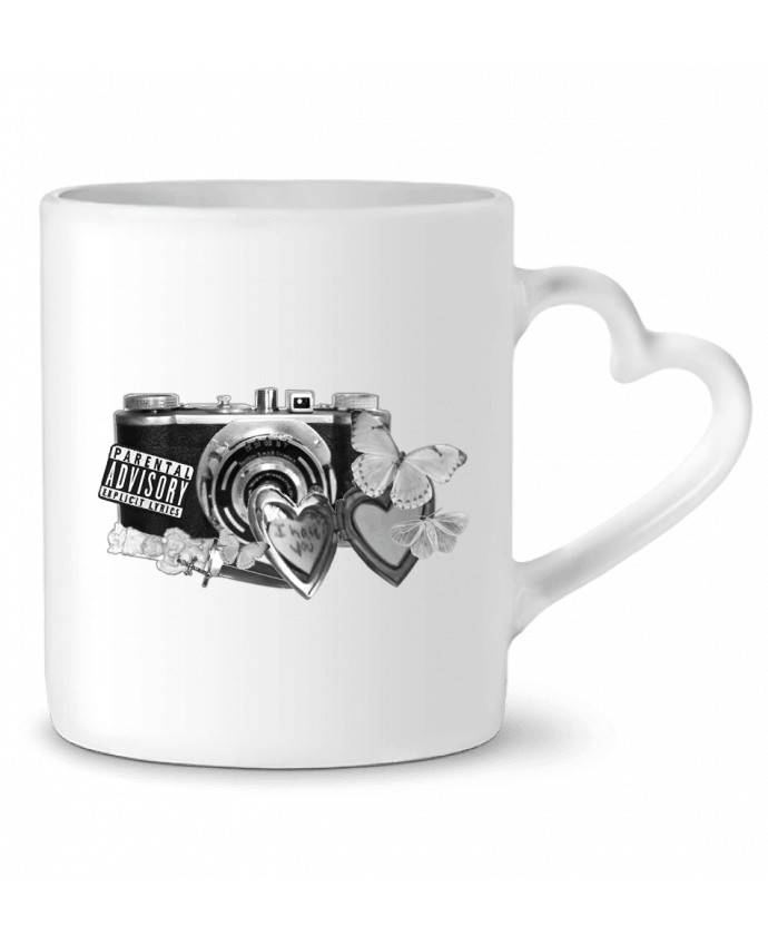 Mug coeur camara vintage Style 21 par 21twentyone