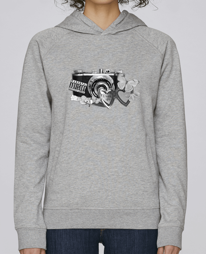 Sweat capuche femme camara vintage Style 21 par 21twentyone