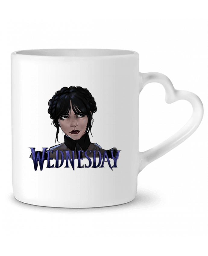 Mug coeur wednesday addams style 21 par 21twentyone