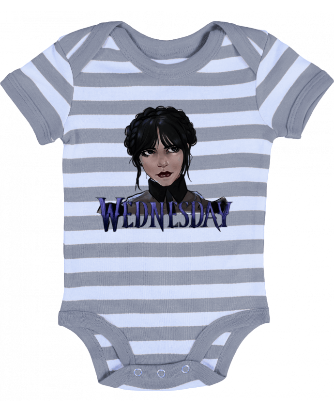 Body Bébé Rayé wednesday addams style 21 - 21twentyone