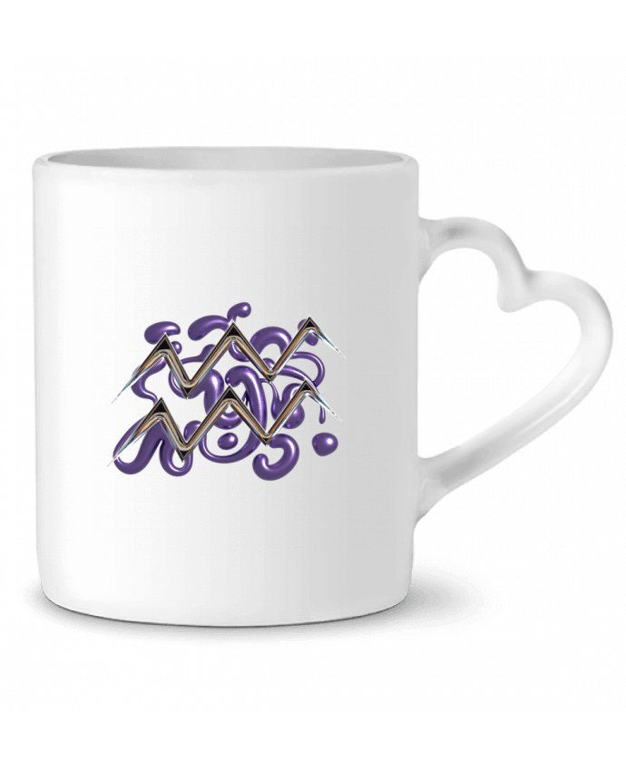 Mug coeur Aquarius style 21 par 21twentyone