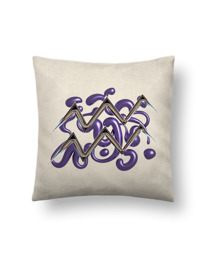 Coussin suédine Aquarius style 21 par 21twentyone