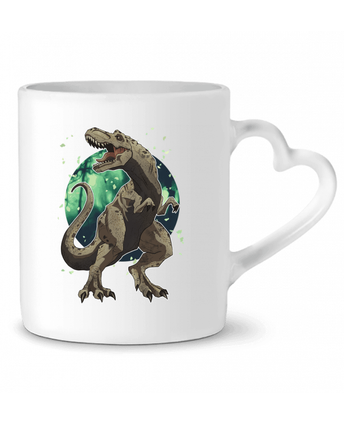 Mug coeur T-Rex par RLPICARDO