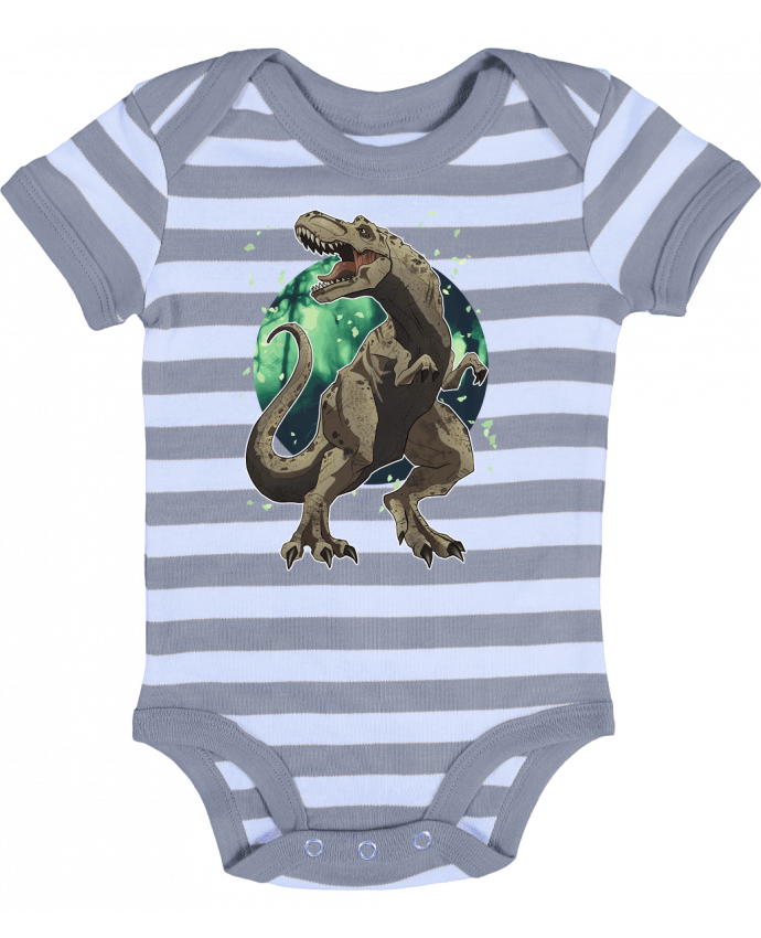 Body Bébé Rayé T-Rex - RLPICARDO