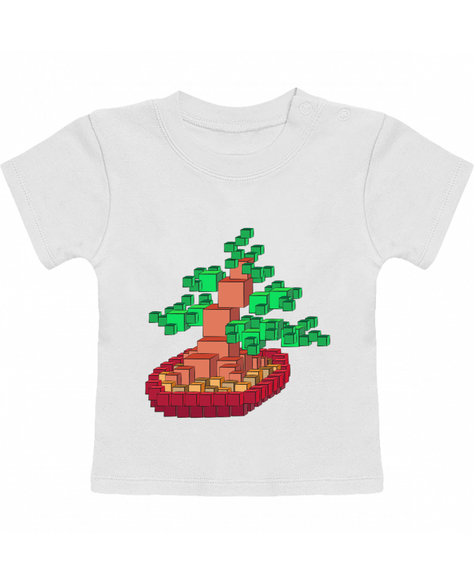 T-shirt bébé CUBONSAI manches courtes du designer Santiaguen