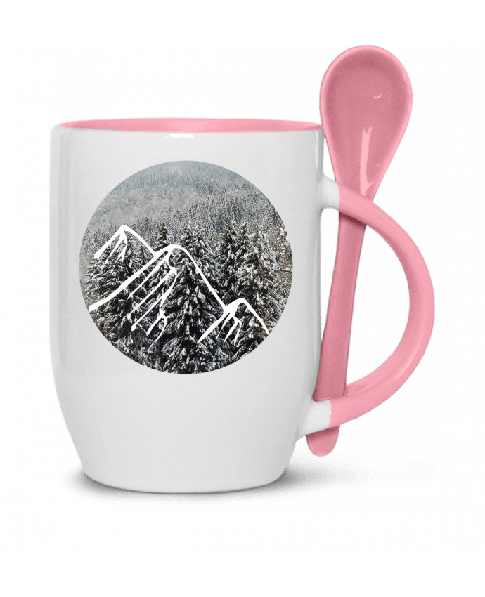  Tasse cuillère Sapins par Pom