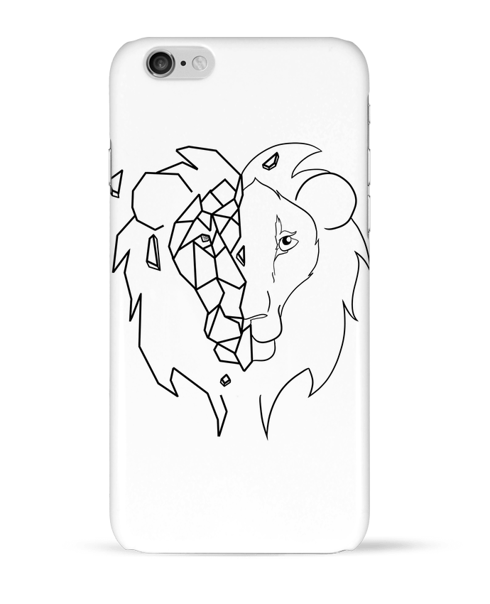 Coque iPhone 6 Tete de lion stylisée par Tasca