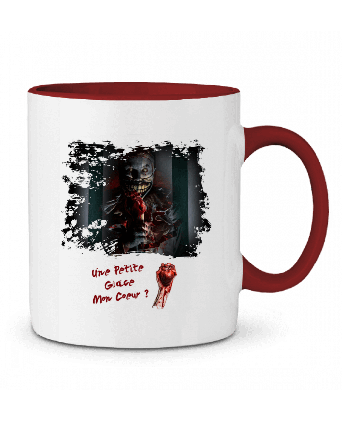 Mug bicolore Halloween Clown Romain