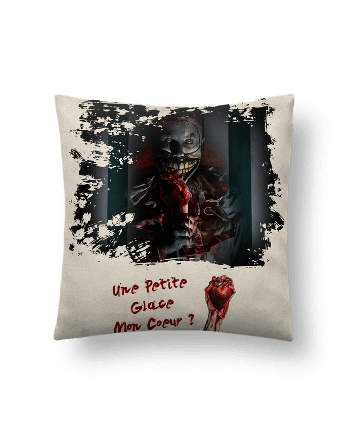 Coussin suédine Halloween Clown par Romain