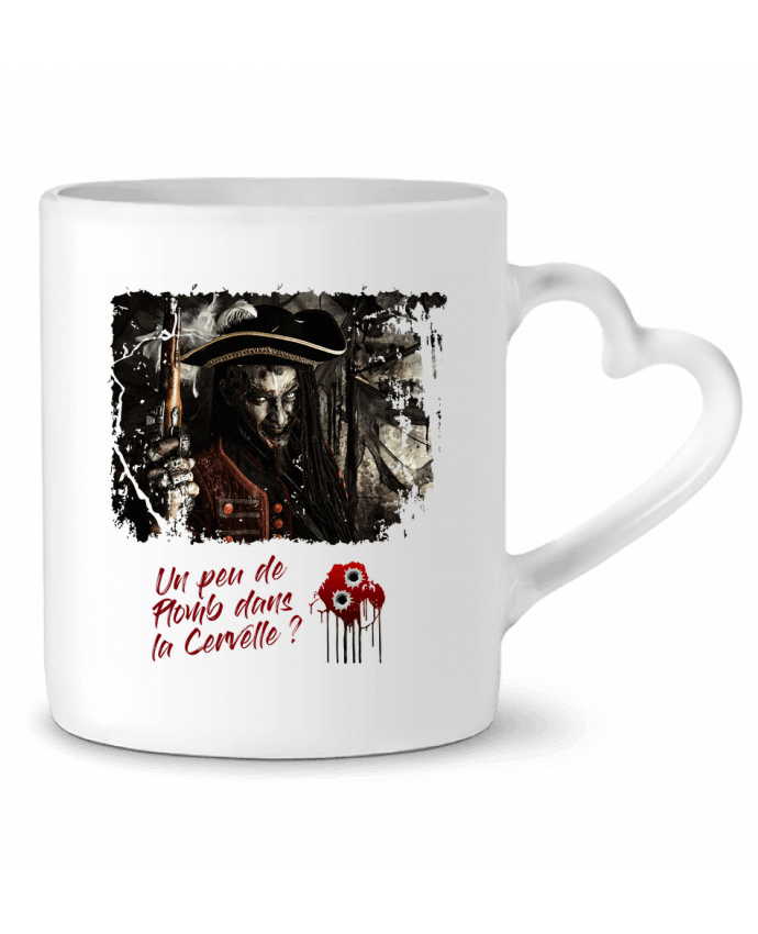 Mug coeur Halloween Pirate par Romain