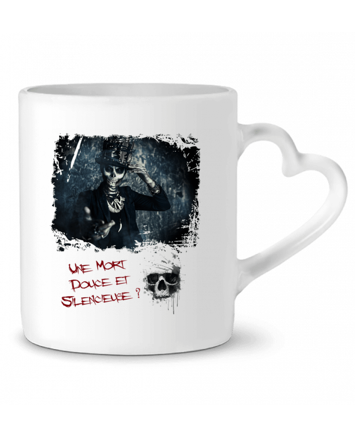 Mug coeur Halloween La Mort par Romain