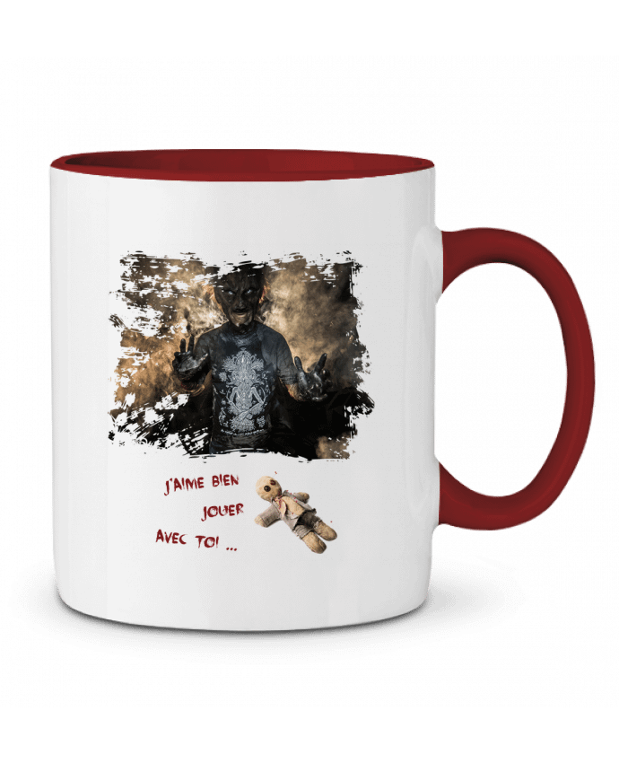 Mug bicolore Halloween Sorcier Romain