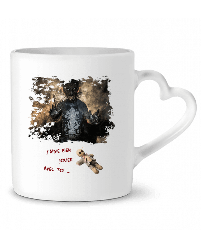 Mug coeur Halloween Sorcier par Romain