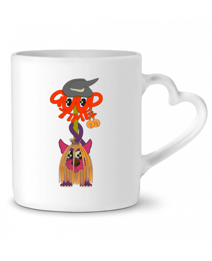 Mug coeur GOOD TIME par Santiaguen