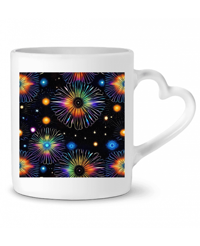 Mug coeur MYSTIQUE COSMIQUE par Joar