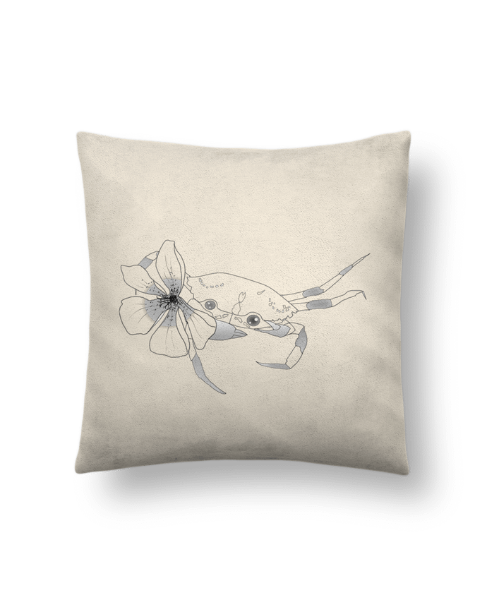 Coussin suédine CRABE par mflower