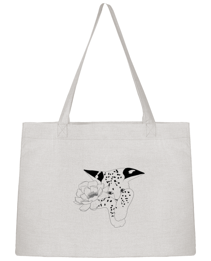 Sac Shopping savahnna et fleurs par mflower