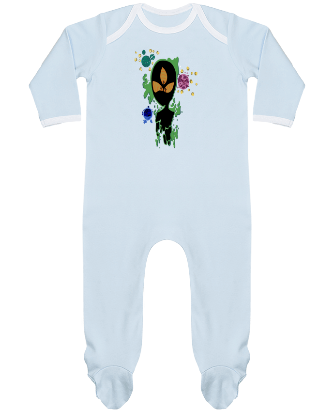 Body Pyjama Bébé Alien verde par Modafoquitas