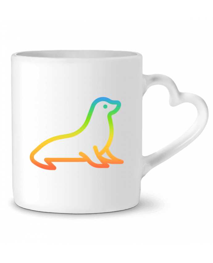 Mug coeur LGBT par QUANTIC EYE