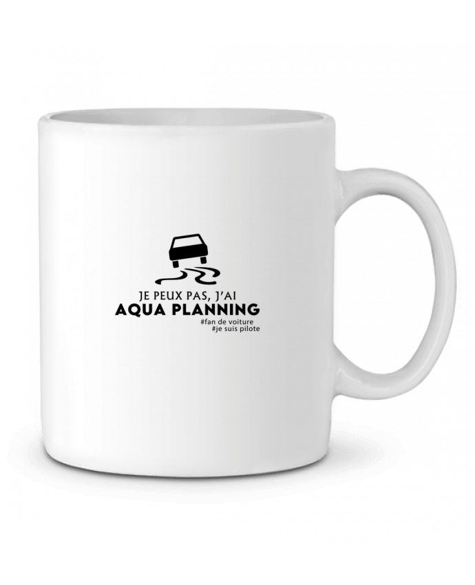 Mug  Je peux pas, j'ai Aqua Planning par QUANTIC EYE