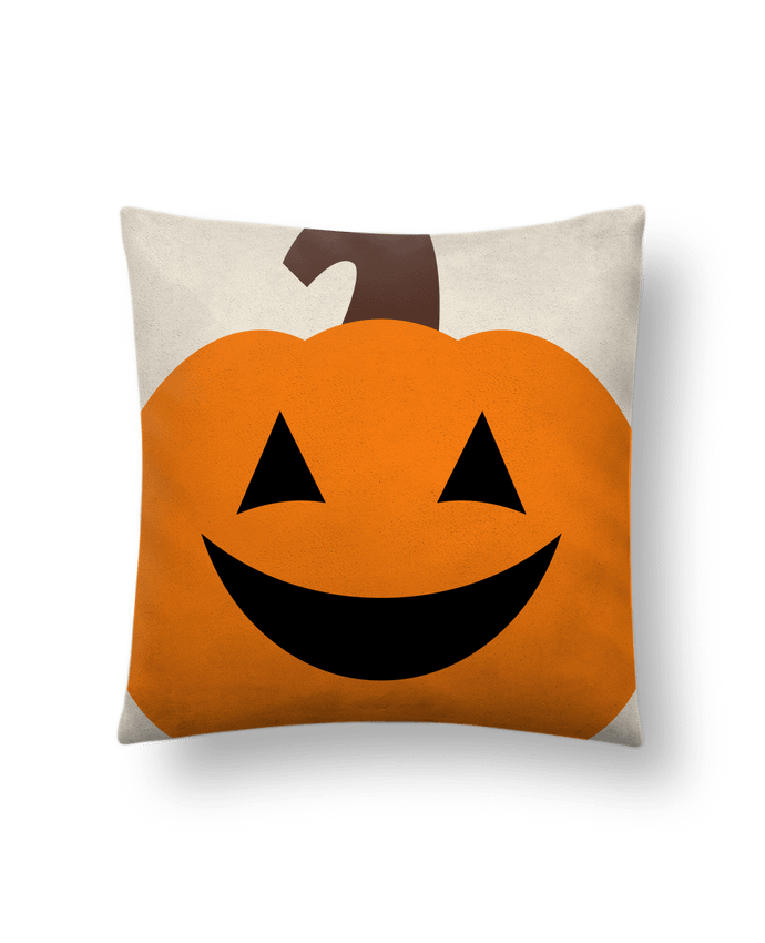 Coussin suédine citrouille par ronan.bsg