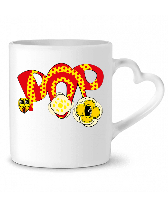 Mug coeur POP par Santiaguen