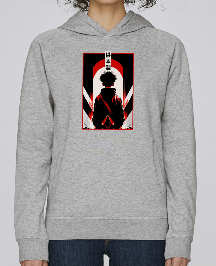 Sweat capuche femme Ikari par Pils