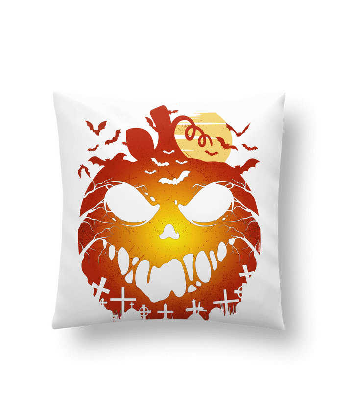 Coussin Halloween Scary Pumpkin par LM2Kone