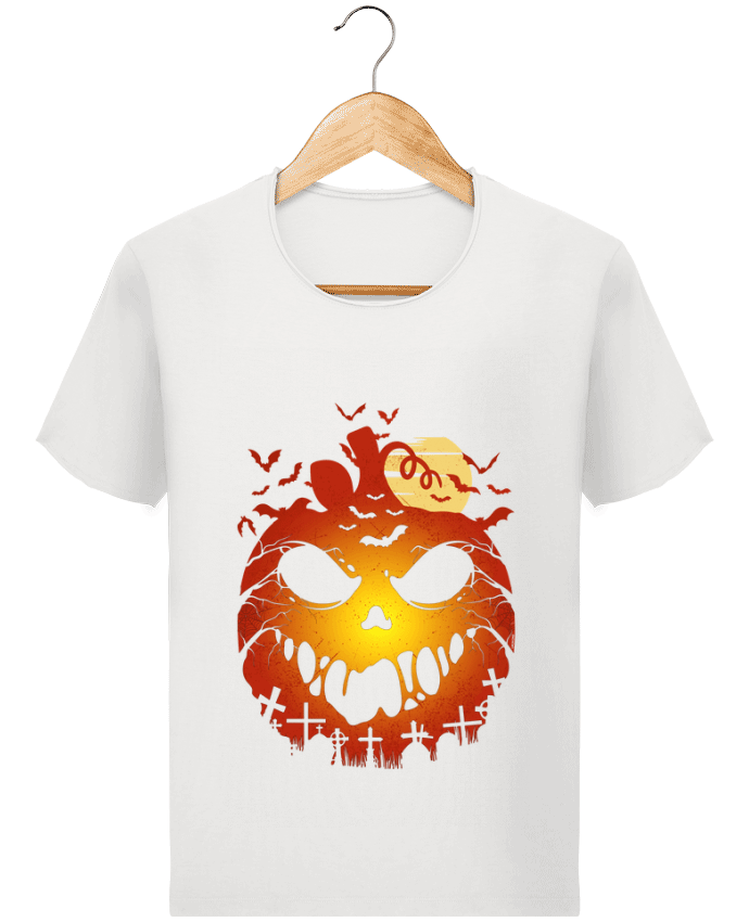  T-shirt Homme vintage Halloween Scary Pumpkin par LM2Kone