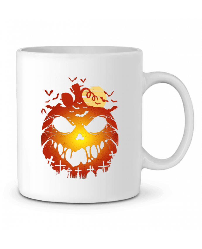 Mug  Halloween Scary Pumpkin par LM2Kone