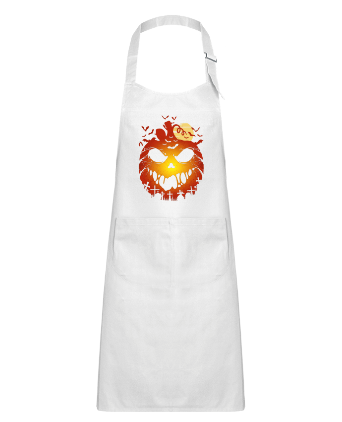 Tablier Enfant Halloween Scary Pumpkin par LM2Kone