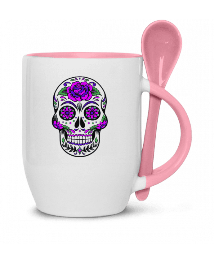  Tasse cuillère TETE DE MORT MEXICAINE par céleste 92