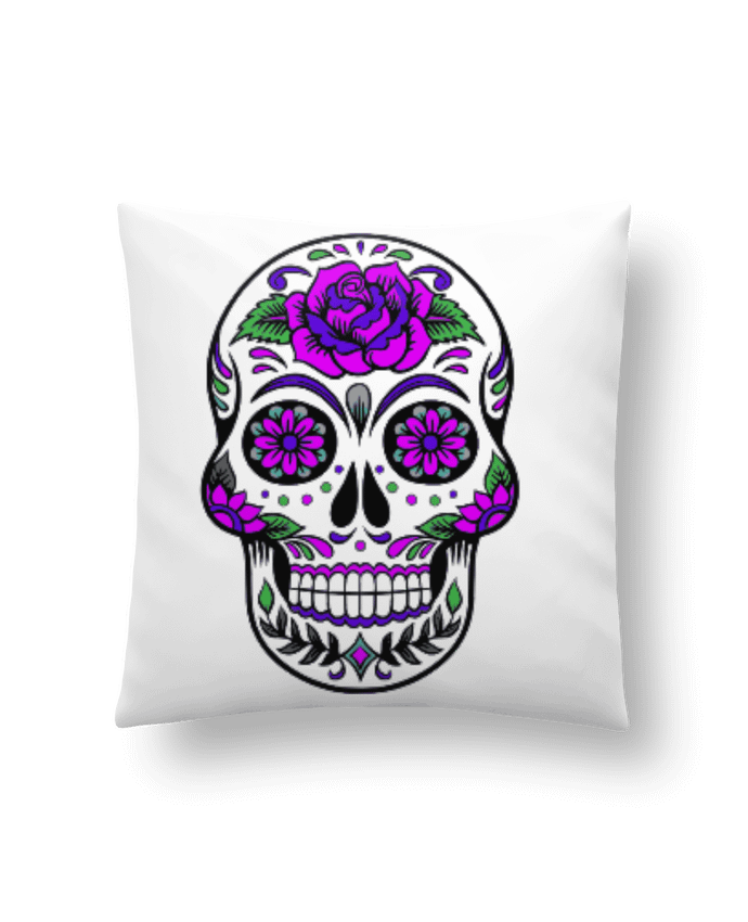 Coussin TETE DE MORT MEXICAINE par céleste 92