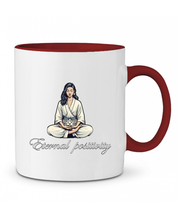 Mug bicolore Eternal positivity Eternal Positivity
