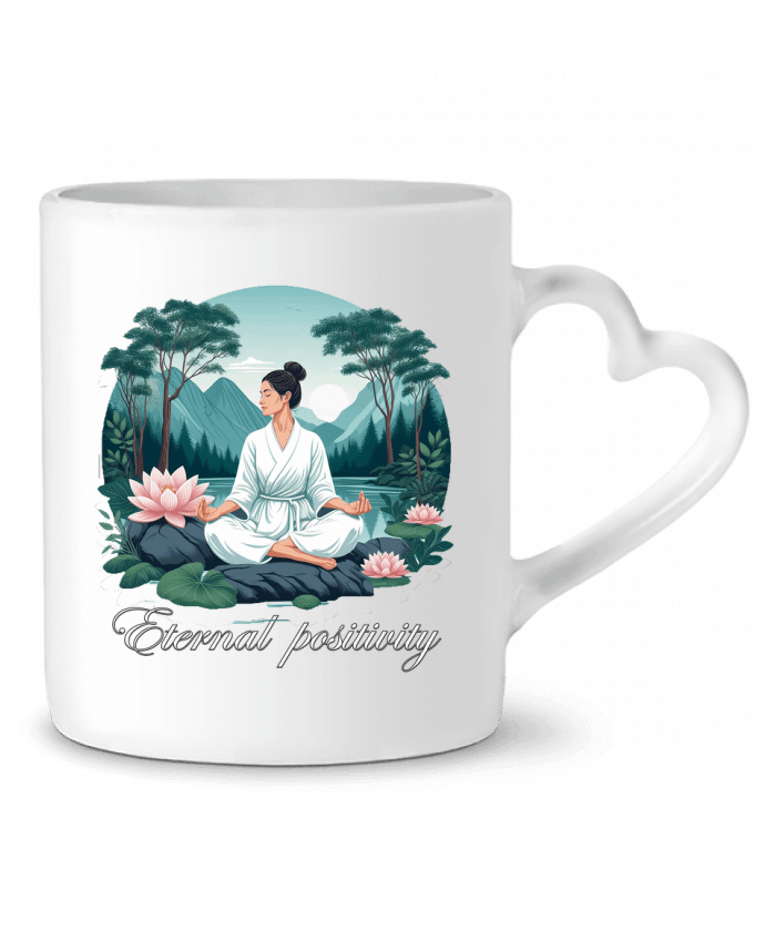 Mug coeur Yoga par Eternal Positivity