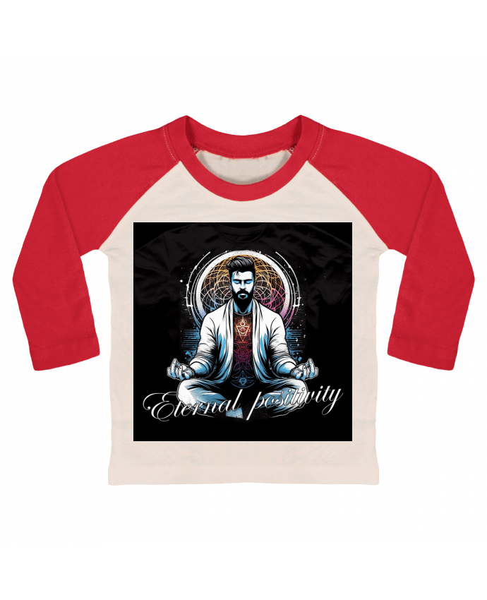 Tee-shirt Bébé Baseball ML meditation 5 par Eternal Positivity