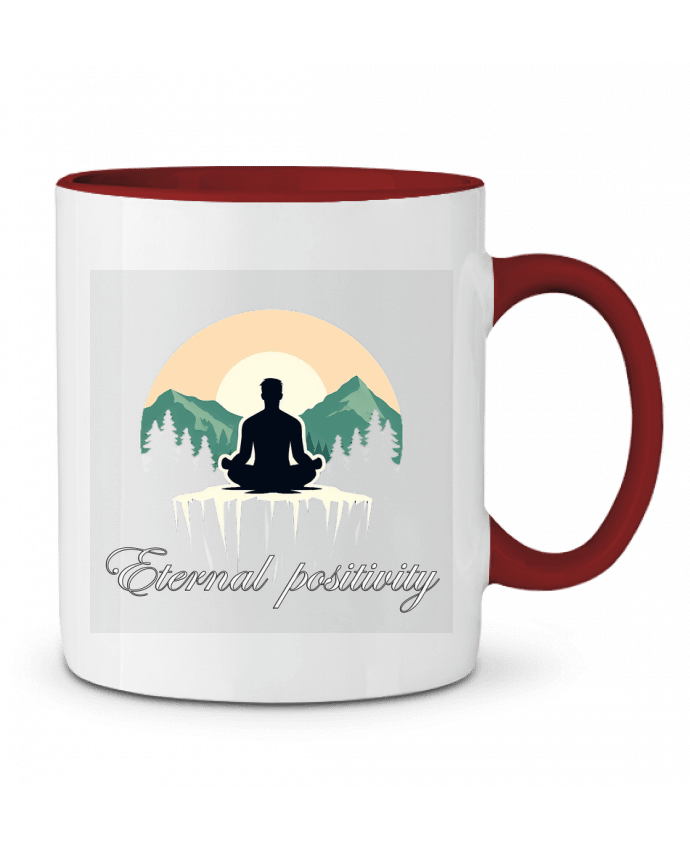 Mug bicolore meditation 7 Eternal Positivity