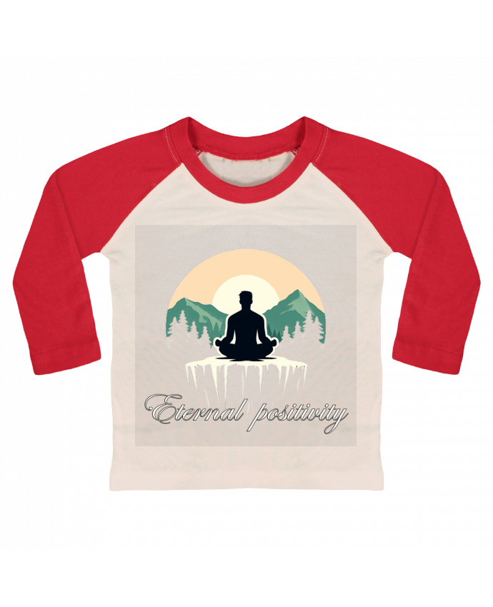 Tee-shirt Bébé Baseball ML meditation 7 par Eternal Positivity